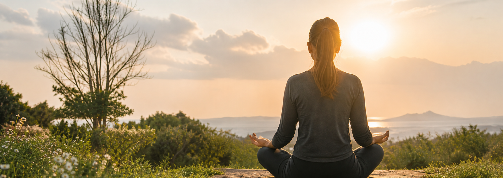 A peaceful green setting for a mindful pause